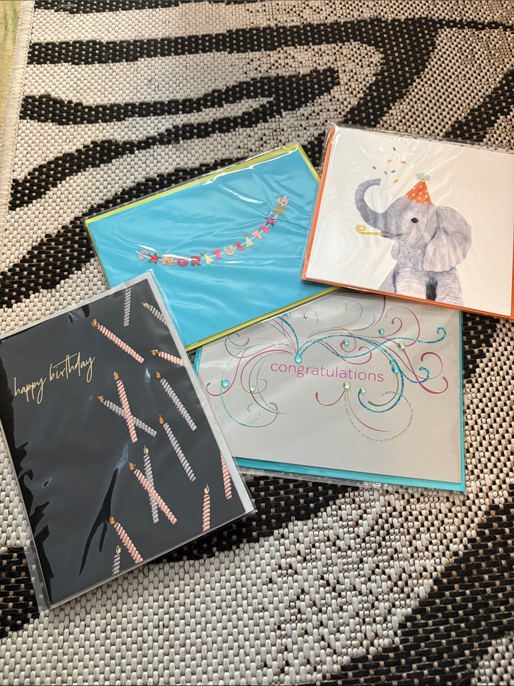 🆕Papyrus Card Bundle, Congratulations And Birthday